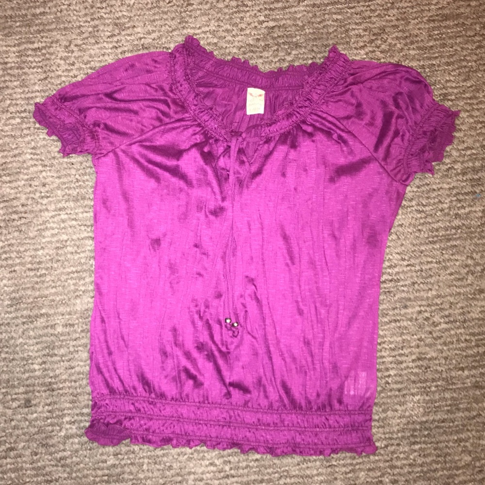 Faded Glory, size L, purple shirt